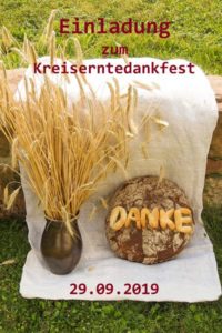 Einladung Kreiserntedankfest